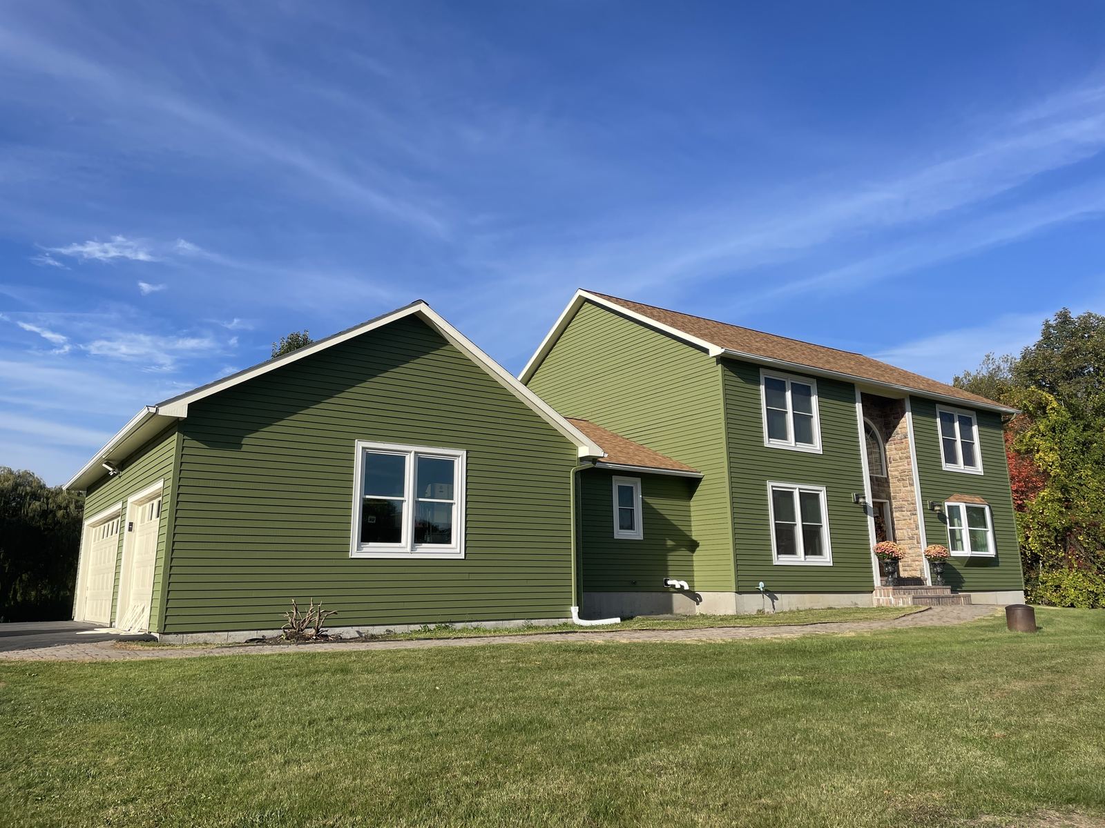 Exterior painting — residential home, Jefferson County NY